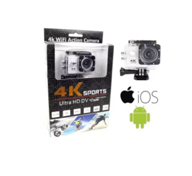 CAMARA DEPORTIVA ACCION 4K ULTRA HD WIFI SUMERGIBLE 30M - 1