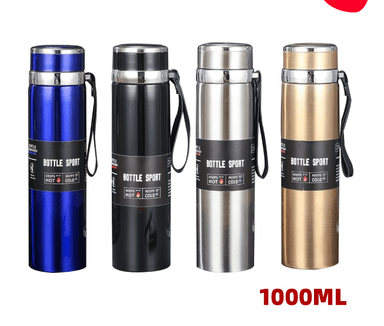 TERMO PARA AGUA CALIENTE INOXIDABLE 1000ML - 1