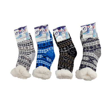 CALCETINES PANTUFLAS NIÑO CON CHIPORRO TALLA 2-4-6 | 12 UNID - 1