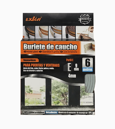 BURLETE DE CAUCHO PERFIL P - 1