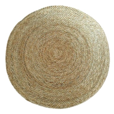ALFOMBRA YUTE TRADICIONAL CLÁSICA NATURAL RUSTICA CIRCULAR - 1