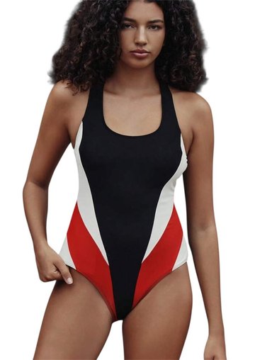 TRAJE DE BAÑO MUJER UNA PIEZA DEPORTIVO - 1