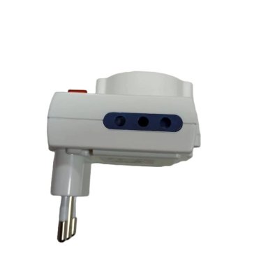 ADAPTADOR CON INTERRUPTOR 2 DERIVACIONES + ENCHUFE P40 220 V 6A MAXIMO 1500 W. MODELO HXC053 - 1