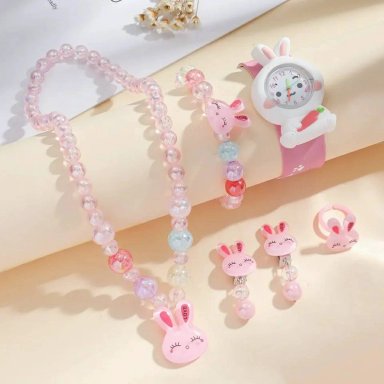PACK RELOJ Y ACCESORIOS LINDO PARA NIÑA - 1
