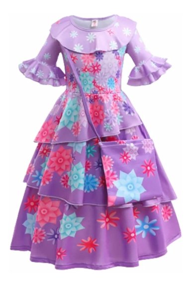 PACK VESTIDO DISFRAZ Y CARTERA DE TELA TALLA 2 A 3 AÑOS - 2