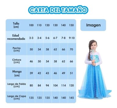 SET DISFRAZ PRINCESA Y ACCESORIOS PARA NIÑA 4 A 5 AÑOS - 1