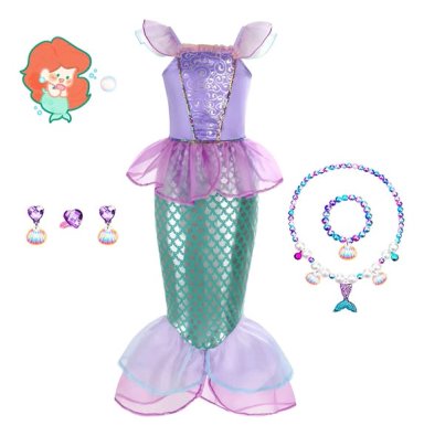 SET VESTIDO Y ACCESORIOS PARA NIÑA TALLA 150 9  A 10 AÑOS - 1