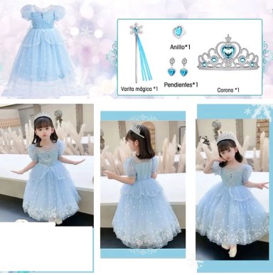 SET DISFRAZ, CAPA Y ACCESORIOS PARA NIÑA TALLA 150 - 1