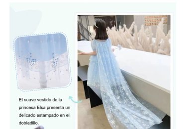 SET DISFRAZ, CAPA Y ACCESORIOS PARA NIÑA TALLA 150 - 3