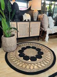 ALFOMBRA REDONDA YUTE 120CM - 2