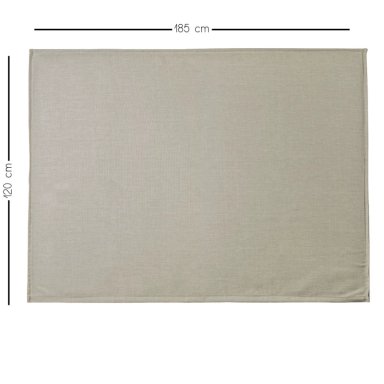 RESPALDO KABECEROS CAMA PESTAÑA TUCUMÁN KING LINO ARENA + FUNDA LAVABLE - 3