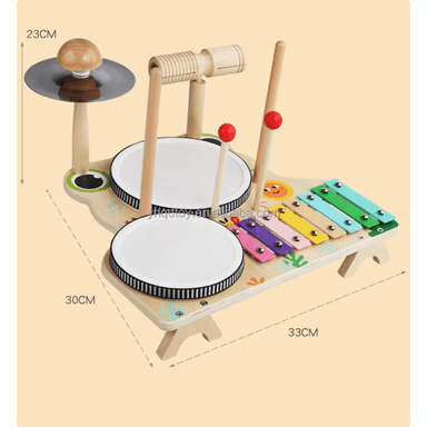 MESA MUSICAL RANA DE MADERA MONTESSORI - 5