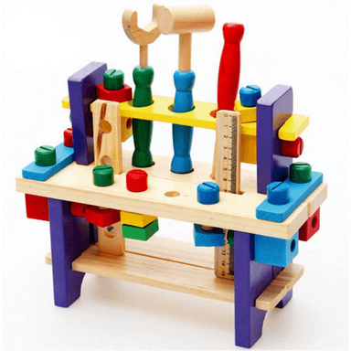 CAJA DE HERRAMIENTAS DE MADERA PREMIUM MONTESSORI - 1