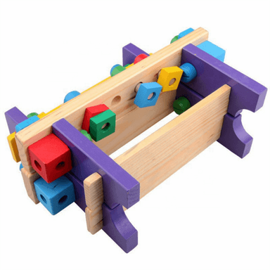 CAJA DE HERRAMIENTAS DE MADERA PREMIUM MONTESSORI - 4