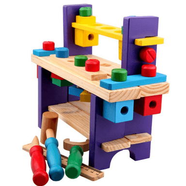 CAJA DE HERRAMIENTAS DE MADERA PREMIUM MONTESSORI - 5