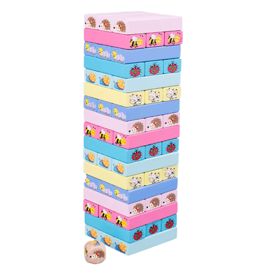 JUEGO TIPO JENGA CON ANIMALES MONTESSORI - 3