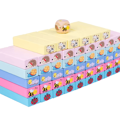 JUEGO TIPO JENGA CON ANIMALES MONTESSORI - 4