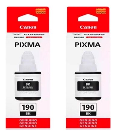 PACK 2 TINTAS CANON NEGRO GI-190 ORIGINAL - 2