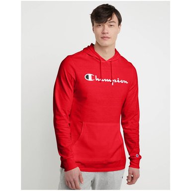 POLERÓN ALGODÓN HOMBRE CHAMPION ROJO SCRIPT LOGO T4177-549921 - 1