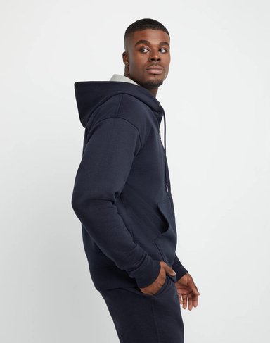SUDADERA ALGODÓN HOMBRE CHAMPION NEGRO CON CAPUCHA Y CREMALLERA GF91H-Y08160 - 3