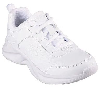 ZAPATILLAS BLANCAS ESCOLARES JUVENIL SKECHERS DYNAMATIC | 302630L-WHT - 2