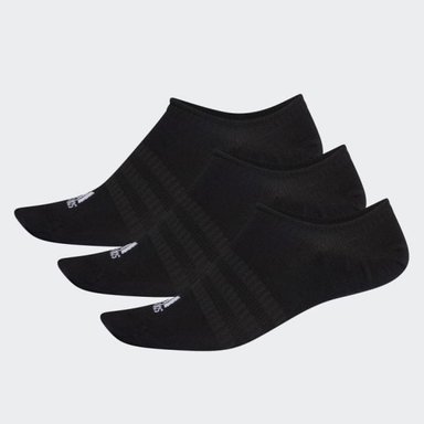 CALCETINES ALGODÓN UNISEX ADIDAS NEGRO INVISIBLES 3 PARES DZ9416 - 1
