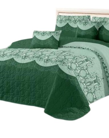 CUBRECAMA QUILT 2 PLAZAS+2 FUNDAS VERANO FRESCO 13N45 - 2