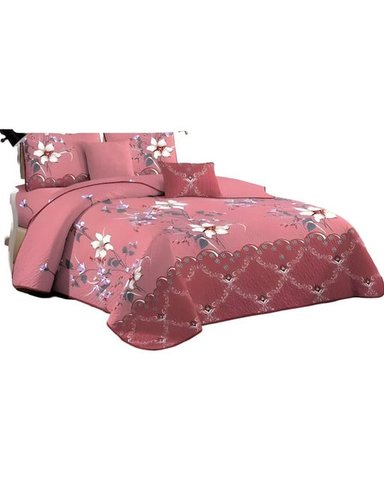 CUBRECAMA QUILT MAS JUEGO DE SABANAS 2 PLAZA - 1