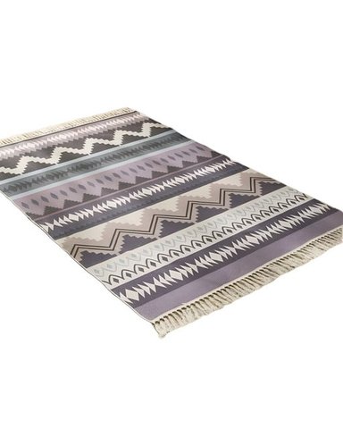 TAPETE ALFOMBRAS DE LINO 160 X 200 ELEGANTES CON FLECOS - 1