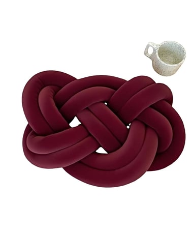 ALMOHADA COJIN NUDO GRANDE BURDEO 45 CM - 1