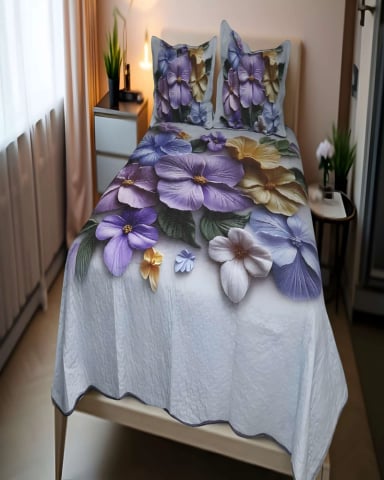 CUBRECAMA QUILT COLCHA DE VERANO 5D 2 PLAZAS 230 X 250 CM - 1