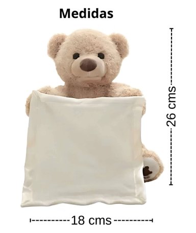 OSO PELUCHE MUSICAL INTERACTIVO ESCONDITE INFANTIL - 5