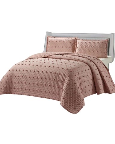 CUBRECAMA QUILT TUFTING DE LUJO SUAVE 2 PLAZAS - 2
