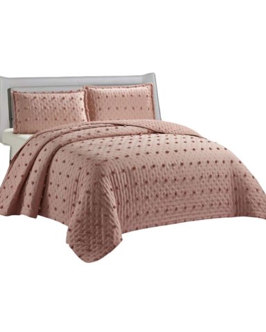 CUBRECAMA QUILT TUFTING DE LUJO SUAVE 2 PLAZAS - 4