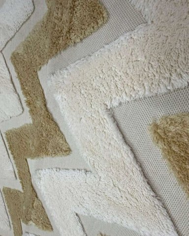 ALFOMBRA TEXTURIZADA DISEÑO JACQUARD ANTIDESLIZANTE 150X200 CM A09 - 6