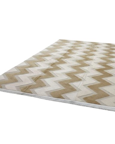 ALFOMBRA TEXTURIZADA DISEÑO JACQUARD ANTIDESLIZANTE 150X200 CM A09 - 8