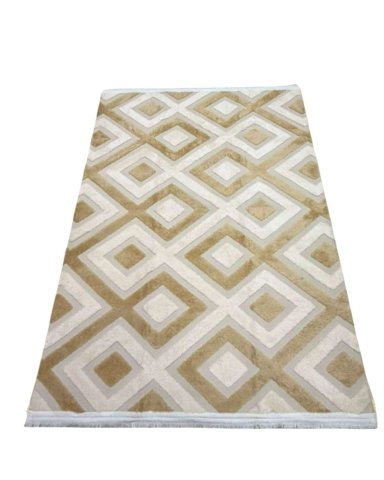 ALFOMBRA TEXTURIZADA DISEÑO JACQUARD ANTIDESLIZANTE 150X200 CM A08 - 7