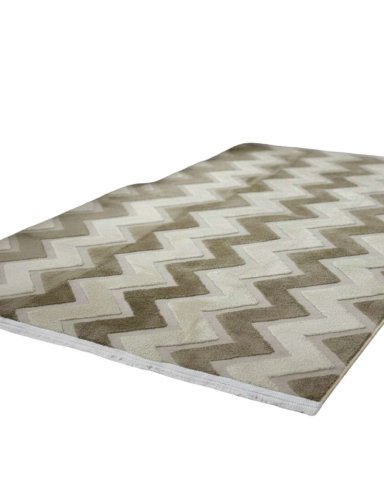 ALFOMBRA TEXTURIZADA DISEÑO JACQUARD ANTIDESLIZANTE 150X200 CM A07 - 7