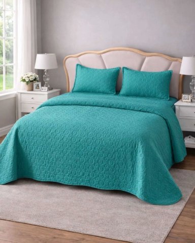 SABANA CON CUBRECAMA DE VERANO PLAZA Y MEDIA + 1 ALMOHADA - 3