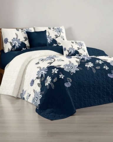 SABANA CON CUBRECAMA DE VERANO PLAZA Y MEDIA + 1 ALMOHADA - 1