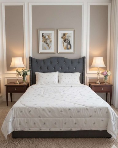 CUBRECAMA NORDICO DELGADO COLECCION CONFORT FAMILIAR KING - 4