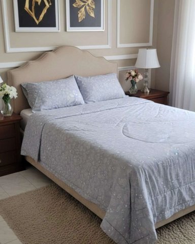 SET CUBRECAMA NORDICO DELGADO MAS 2 ALMOHADAS KING - 3