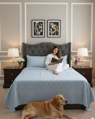 CUBRECAMA NORDICO DELGADO COLECCION CONFORT FAMILIAR KING - 2