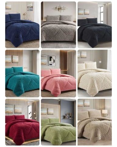 COBERTOR INVIERNO 2 PLAZAS ELEGANTE TE RMICO CON CHIPORRO PREMIUM - 5