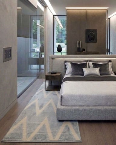 PACK 2 ALFOMBRAS DE PASILLO PREMIUM COLECCION GEOMETRIC LUXURY 60 X 160 CM - 3