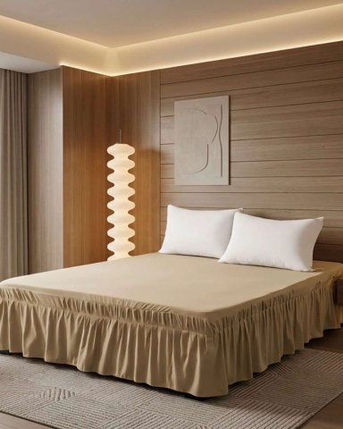 FALDON DE CAMA ESTILO MODERNO Y AJUSTE PERFECTO 2 PLAZAS 150X200 CM - 2
