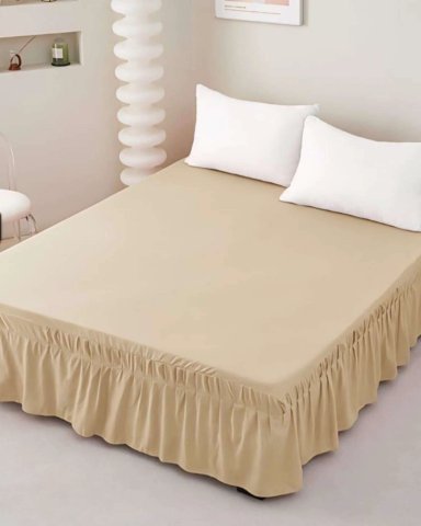 FALDON DE CAMA ESTILO MODERNO Y AJUSTE PERFECTO 2 PLAZAS 150X200 CM - 4
