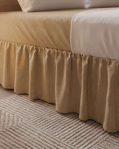 FALDON DE CAMA ESTILO MODERNO Y AJUSTE PERFECTO 2 PLAZAS 150X200 CM - 6