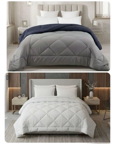 SET SABANAS MAS PLUMON NORDICO MAS 2 ALMOHADAS 2 PLAZAS BLANCO 200CM X 230 CM - 7