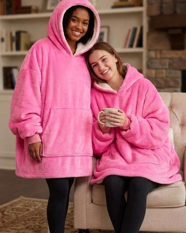 POLERON GIGANTE HOODIE FLEECE CON CHIPORRO EXTRA SUAVE Y TE RMICO - 2